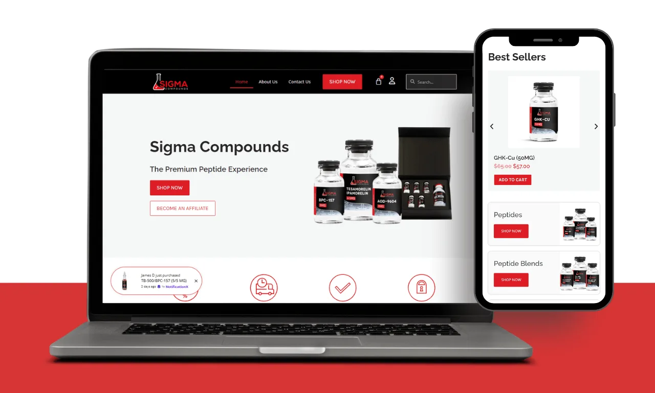 Sigma Compounds Woocommerce